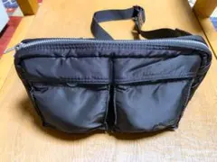 【美品！】PORTER TANKERボディバッグ ブラック
