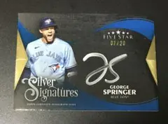 /20 George Springer Topps Silver INK サイン
