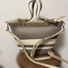 極美品 ヘレンカミンスキー カッシア ショルダーバッグ カゴバッグ