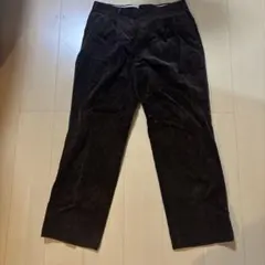 黒 コーデュロイ スラックス