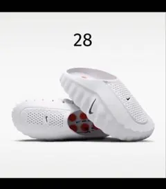 靴 Nike Mind 001 Mules White Red 28.0 Nike Mind 001 Mules White Red 28.0cm - メルカリ
