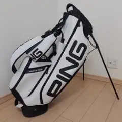 フ*ジ様 PING HOOFER TOUR ホワイト キャディバッグ Hoofer Tour Carry Bag | PING