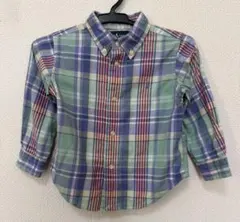 Ralph Lauren チェック柄長袖シャツ 90