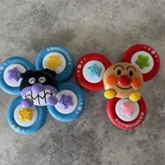 【アンパンマン 】夢中で集中力アップ！どこでもぺたクル育脳スピナーセット