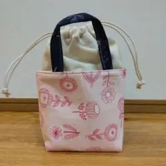 ハンドメイド　ミニミニトート　北欧