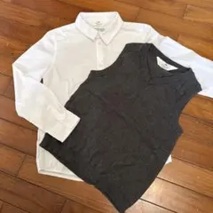 【H＆M 】フォーマル 白シャツとベスト