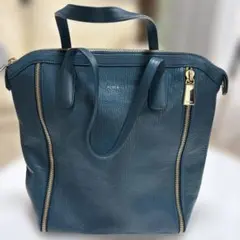 FURLA ダークティール レザー トートバッグ