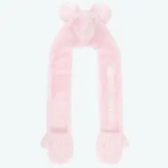 ディズニー マフラーキャップ ピンク ミニー