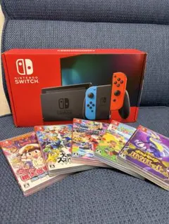 Nintendo Switch 本体 ソフト5本セット