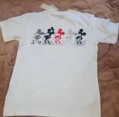 ミッキーマウス ホワイト Tシャツ S　タグ付き