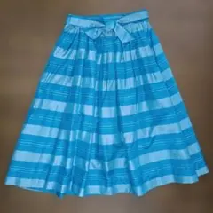 French Quarterヴィンテージ80s90s シルク混フレアスカート
