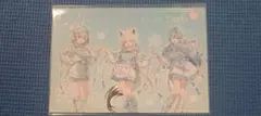 Sayama hololive Snow PartyB6箔押しカード