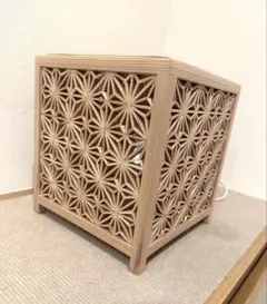 新同/ 江戸組子 日本伝統工芸 建松 行燈 あんどん インテリア 照明 手作り 新同/ 江戸組子 日本伝統工芸 建松 行燈 あんどん インテリア 照明