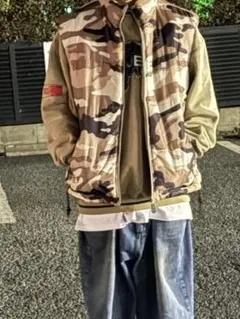 South Pole ダウンベスト リバーシブル 迷彩 bboy ヒップホップのサムネイル
