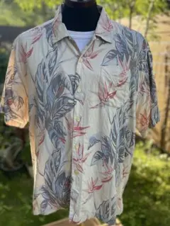 Tommy Bahama シルク100% アロハシャツ XL ボタニカル柄のサムネイル