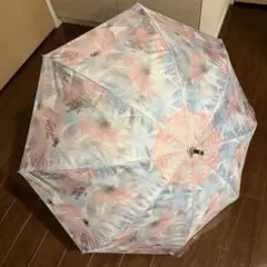 ランバンオンブルー レース　遮熱遮光　晴雨兼用日傘　スライド機能