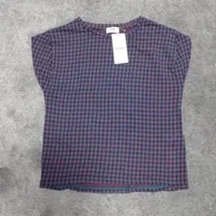 BEAMS HEART チェック柄 半袖Tシャツのサムネイル