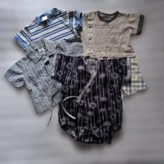 ベビー服　まとめ売り　ロンパース　COMME CA ISM 甚平　OSHKOSH