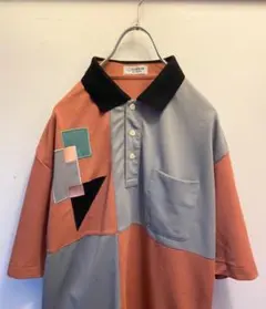 美品 TORY BROS/トロイブロス デザインポロシャツ 淡ピンクのサムネイル