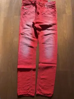 DIESEL ローライズデニム レッド w29