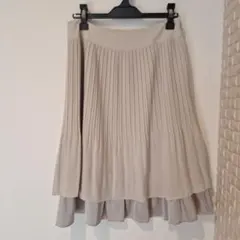 LAURA ASHLEY プリーツフレアスカート