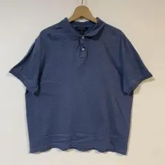 BANANA REPUBLIC バナナリパブリック 半袖ポロシャツ ブルー XL