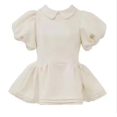 treatürself Daisy puff sleeve tweed topsのサムネイル
