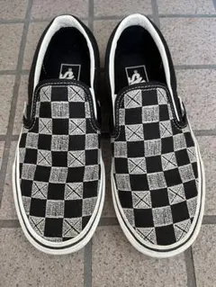 VANS バンズ スリッポン ステッチ チェッカーボード 23.5