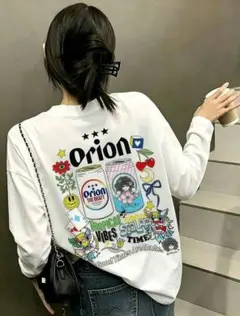 ゆったり長袖Tシャツ　XXL　ホワイト