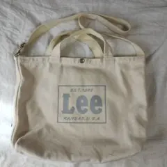 Lee アイボリー ショルダーバッグ トートバッグ