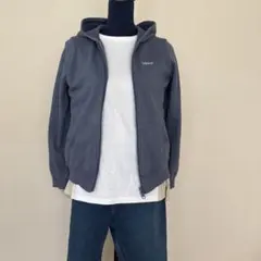 adidas フード付きジップアップパーカー(古着)