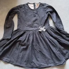 PETIT BATEAU キッズ ドット柄ワンピース 140cm