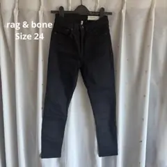 rag & bone ブラック スキニーデニム 24のサムネイル