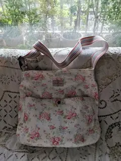 キャスキッドソン マルチカラー✨斜め掛けショルダー 46㎝ ラージトートバッグ