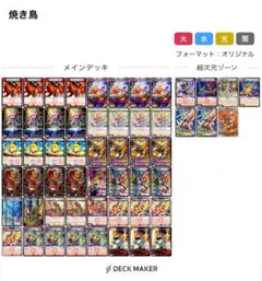 デュエマ】デイガファイアーバード デッキ 微高レート 調整パーツあり