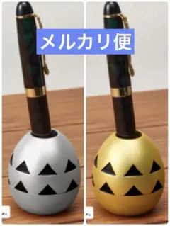 モンスターハンターワイルズ　金属製ペンスタンド　金の卵＆銀の卵　2種セット