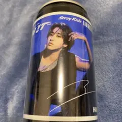 StrayKids ハン ラベル缶 ステッカー電子サイン入り