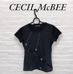 CECIL McBEE スパンコールTシャツ