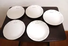 KANSAI fine china 16.5cm プレート ゴールドドット