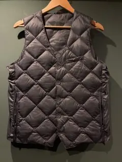 SHIPS TAION ダウンベスト Lサイズ チャコールグレー