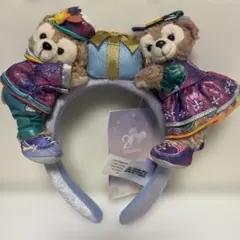 【日本未発売】香港ディズニー限定20周年記念ダッフィー&シェリーメイカチューシャ