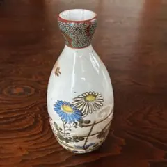 花柄 陶器製 徳利