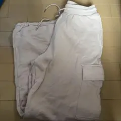 UNIQLO 薄ピンクジョガーパンツ S