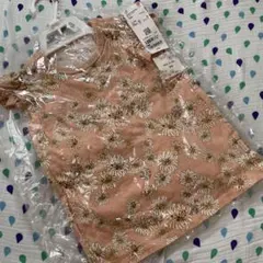 UNIQLO PAUL & JOE 花柄 ノースリーブ 100cm 新品　未使用のサムネイル