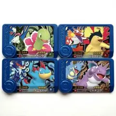 ポケモンフレンダベストタッグ1弾 メガニウム バクフーン オーダイル ニドキング