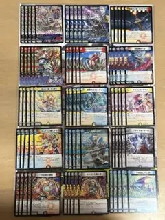 青白ライオネル 40枚 デュエマ デッキパーツ 心絵 ジョーカーズ