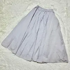 niko and ... フレアロングスカート ライトグレー【D1-42】