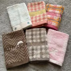 新品タオルハンカチ6枚まとめ売り