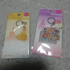 ディズニープリンセス アクリルキーホルダー ベル