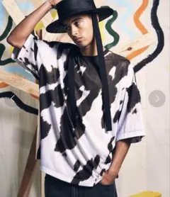 【美品】MAISON SPECIAL モーモーカウパターンTシャツ